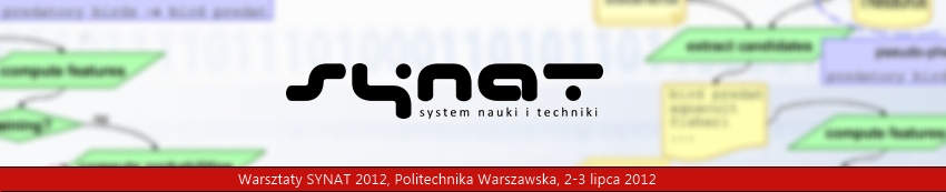 SYNAT Workshop 2012, Warsaw University of Technology